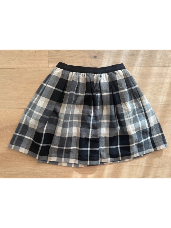 Burberry Dresses & Skirts - Burberry Blue Label Wool Plaid Mini Skirt Size 38 Black Gray Pleated
